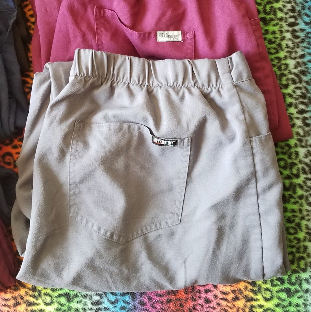 Greys anatomy scrub pants womens Lg